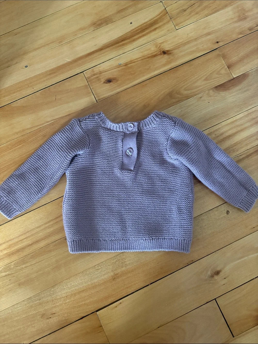 Nicole Milker Lilac Knit Baby Sweater Set - Size 0 to 3 months - Never Worn